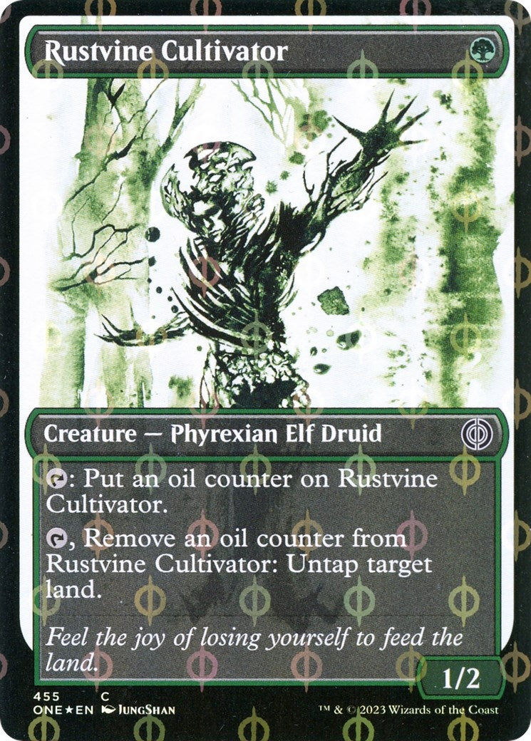 Image for Rustvine Cultivator (Showcase) (Step-and-Compleat Foil) (455) (ONE) - Magic: The Gathering