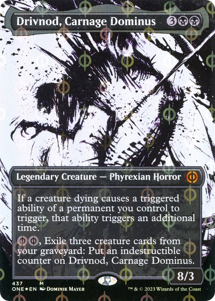 Image for Drivnod, Carnage Dominus (Showcase) (Step-and-Compleat Foil) (437) (ONE) - Magic: The Gathering