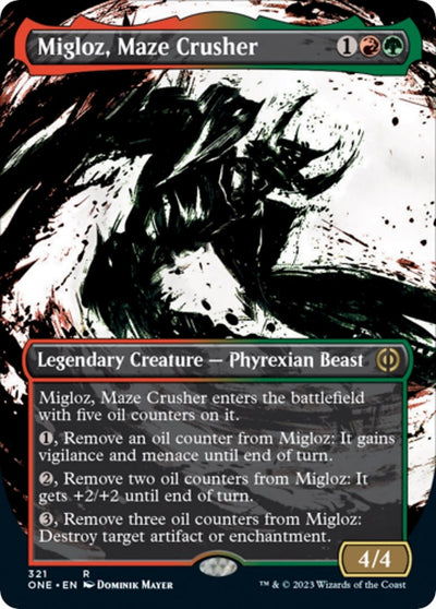 Migloz, Maze Crusher (Showcase) (321) (ONE)