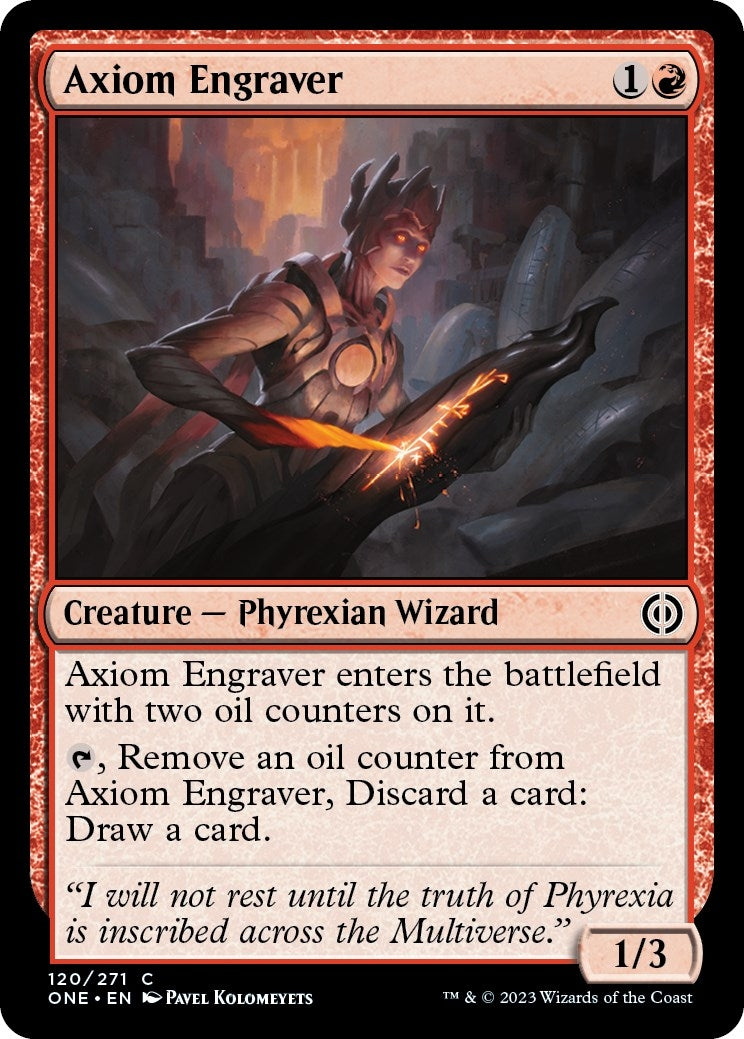 Image for Axiom Engraver (120) (ONE) - Magic: The Gathering