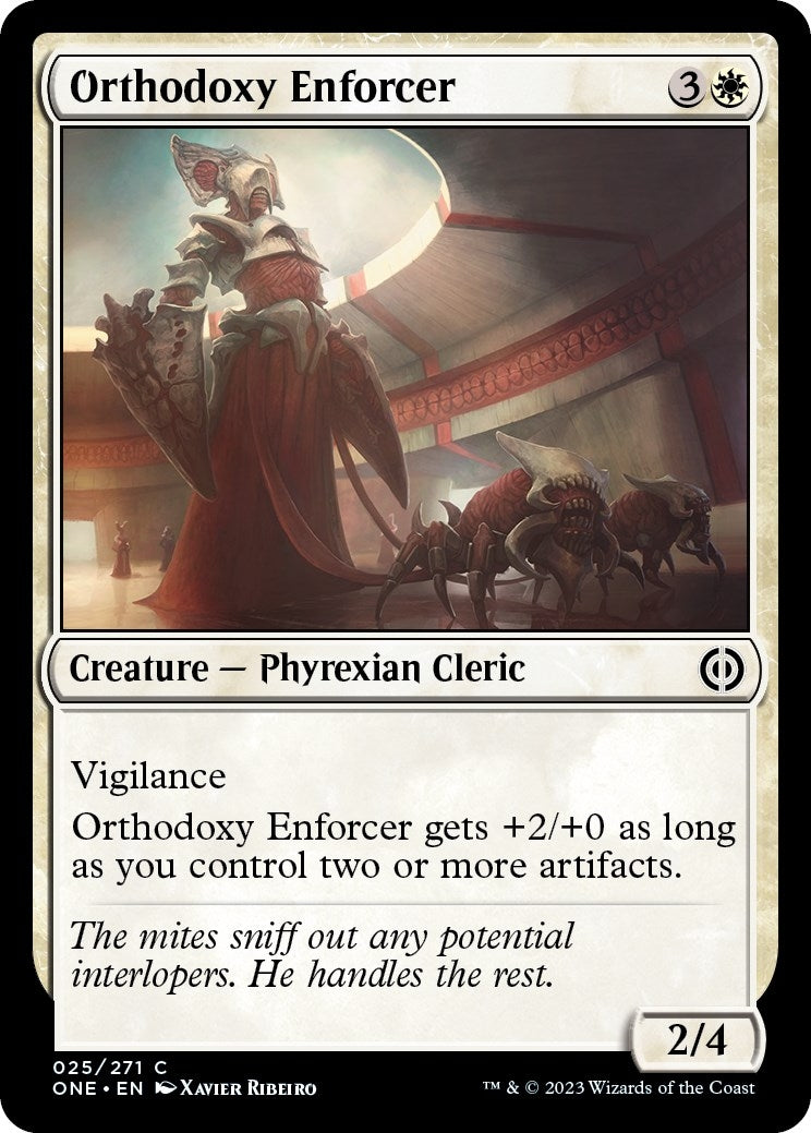 Image for Orthodoxy Enforcer (25) (ONE) - Magic: The Gathering