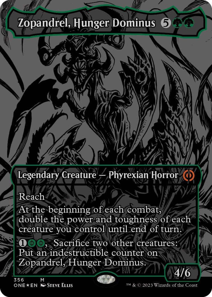 Image for Zopandrel, Hunger Dominus (Oil Slick Raised Foil) (356) (ONE) - Magic: The Gathering