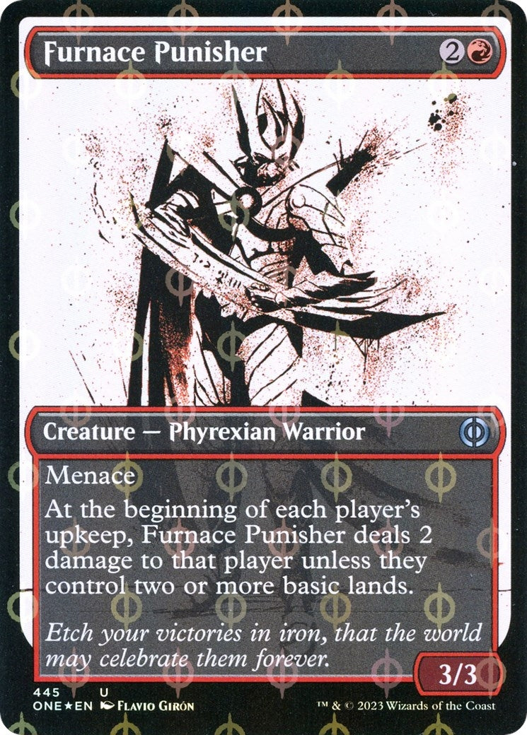 Image for Furnace Punisher (Showcase) (Step-and-Compleat Foil) (445) (ONE) - Magic: The Gathering