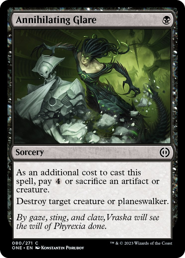 Image for Annihilating Glare (80) (ONE) - Magic: The Gathering