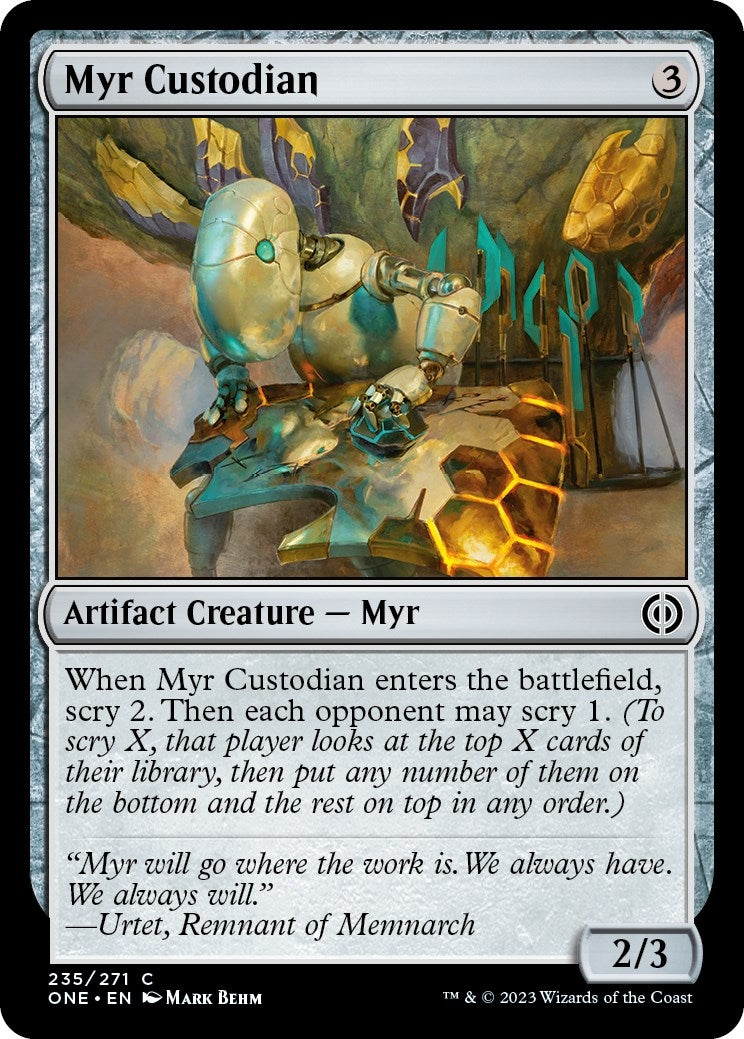 Image for Myr Custodian (235) (ONE) - Magic: The Gathering