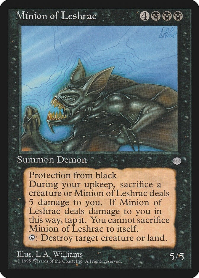 Image for Minion of Leshrac (ICE) - Magic: The Gathering