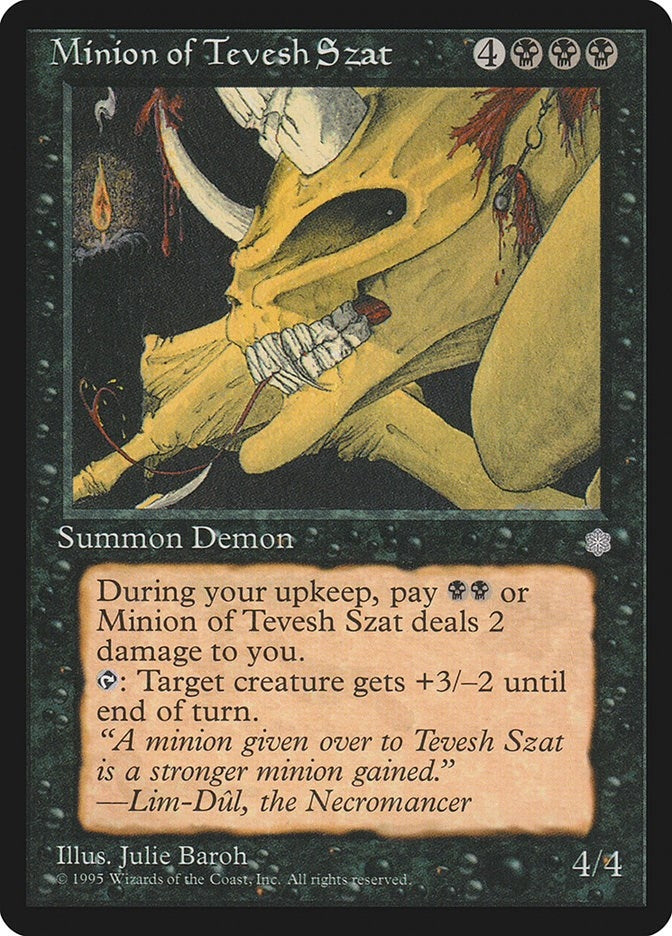 Image for Minion of Tevesh Szat (ICE) - Magic: The Gathering