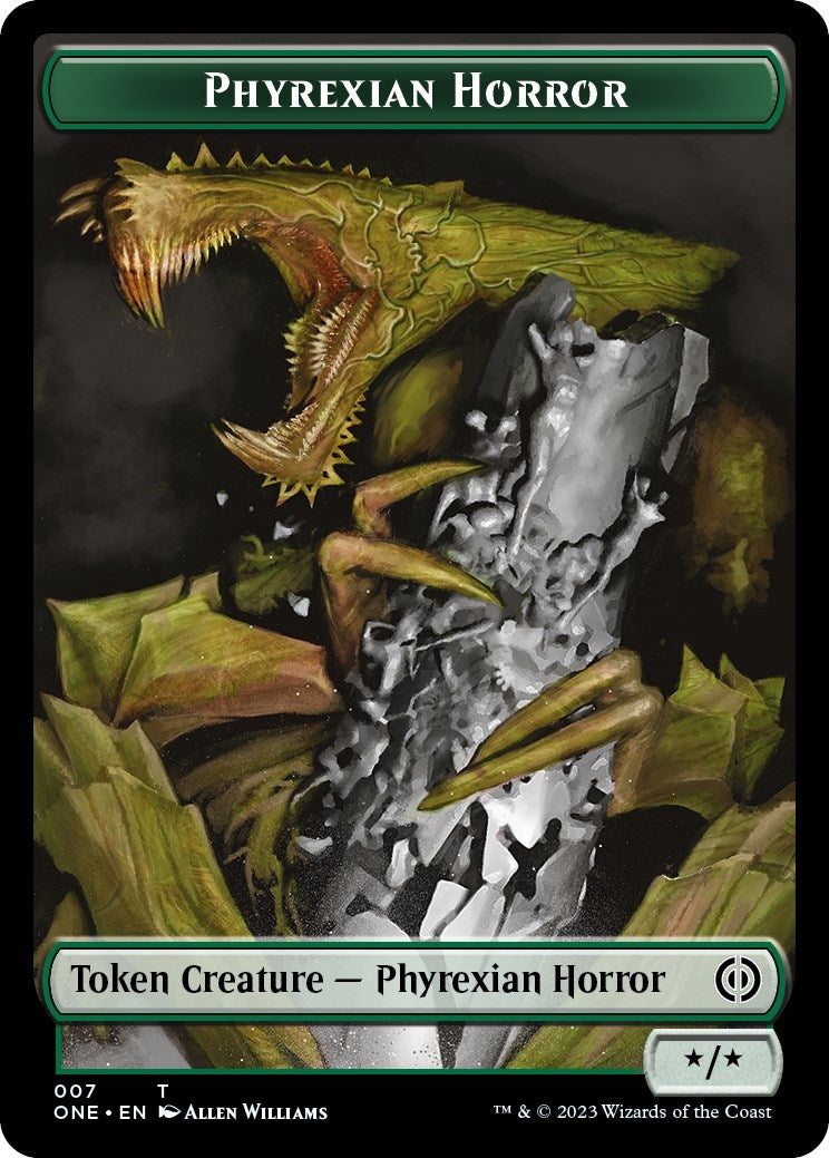 Image for Phyrexian Horror Token (007) (7) (ONE) - Magic: The Gathering