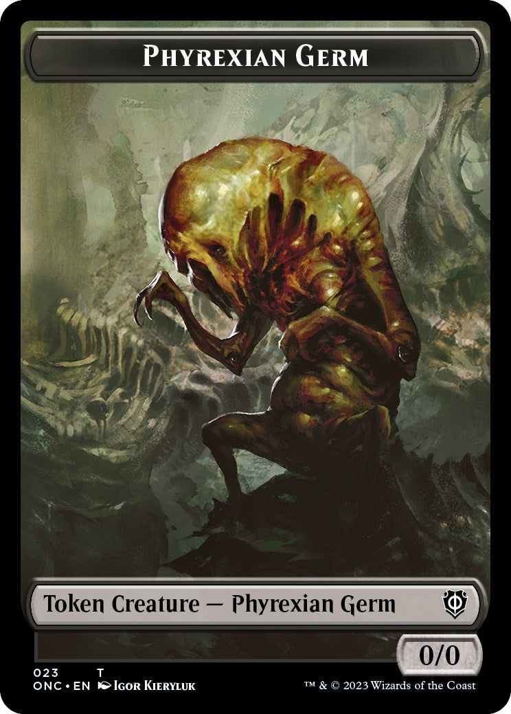 Image for Phyrexian Germ Token (23) (ONC) - Magic: The Gathering
