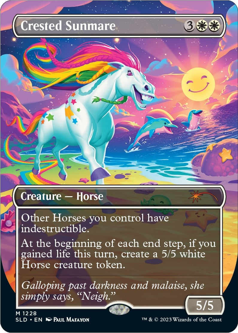 Image for Crested Sunmare (1228) (SLD) - Magic: The Gathering