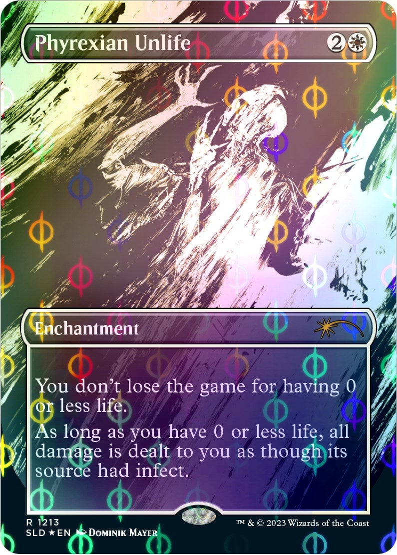 Image for Phyrexian Unlife (Step-and-Compleat Foil) (1213) (SLD) - Magic: The Gathering