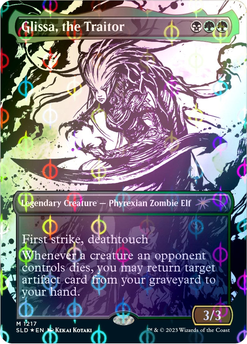 Image for Glissa, the Traitor (Step-and-Compleat Foil) (1217) (SLD) - Magic: The Gathering
