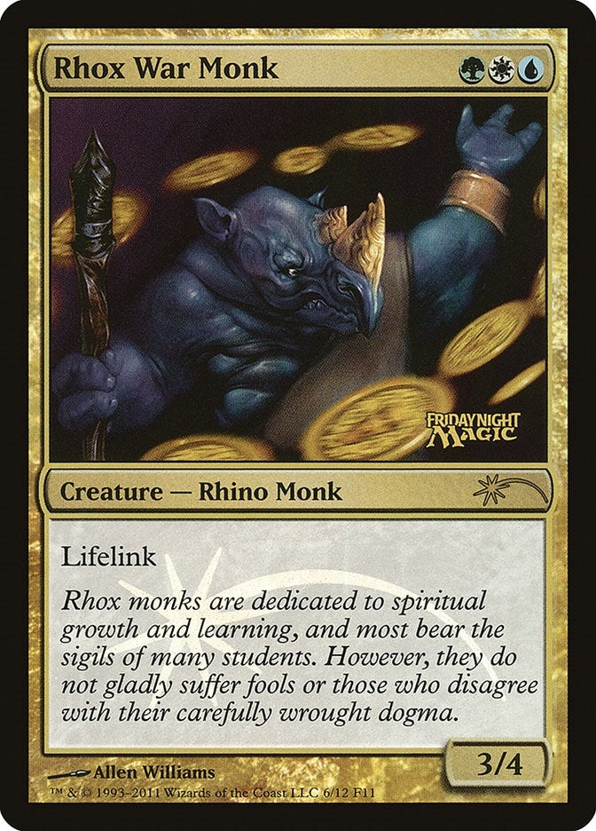Image for Rhox War Monk (6) (FNM) - Magic: The Gathering
