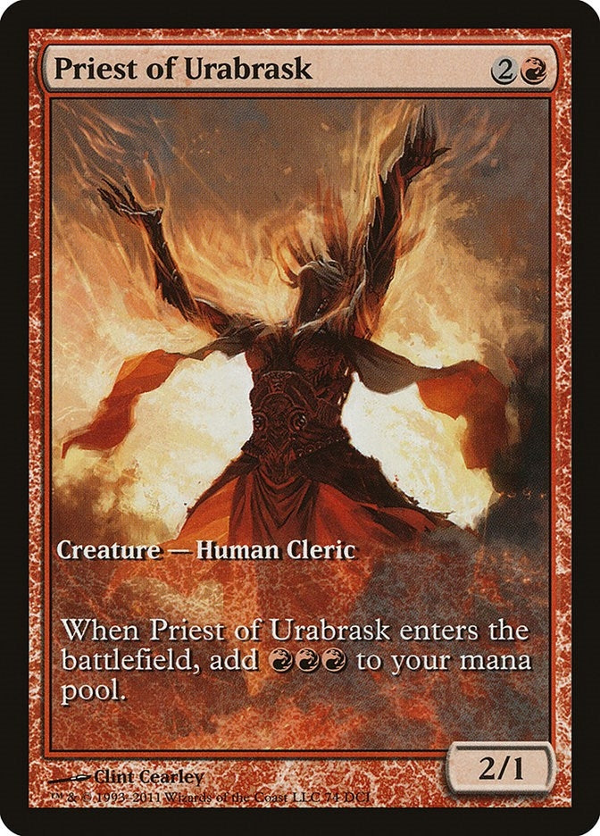 Image for Priest of Urabrask (74) (GAME) - Magic: The Gathering