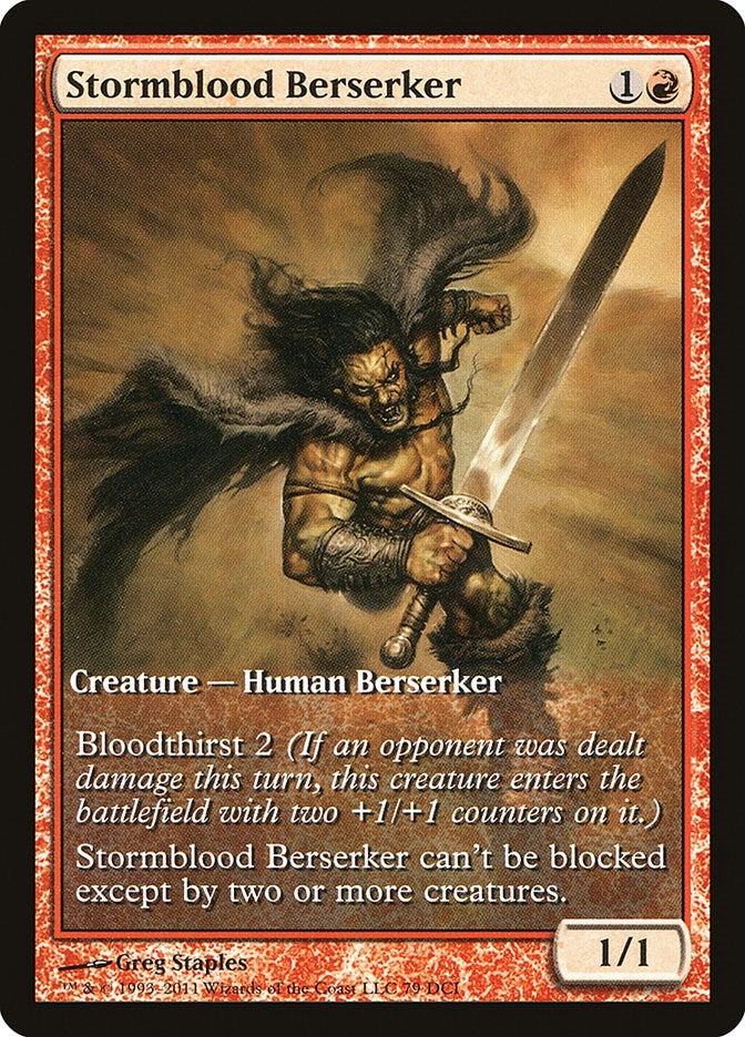 Image for Stormblood Berserker (156) (GAME) - Magic: The Gathering