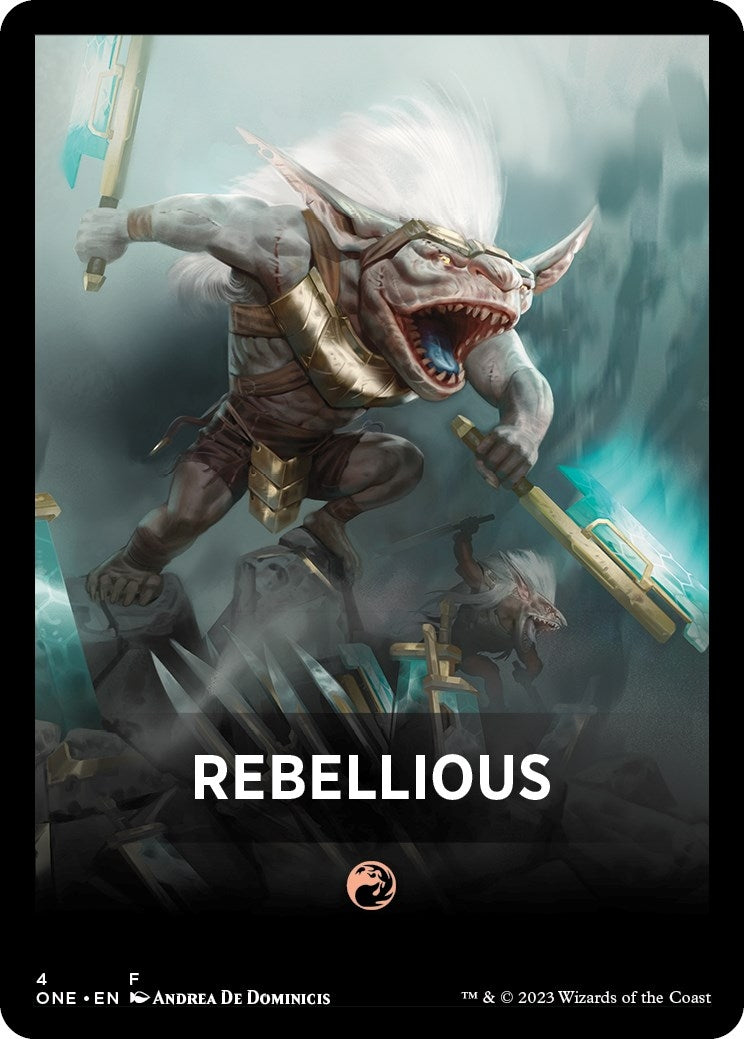 Image for Rebellious Theme Card (4) (ONE) - Magic: The Gathering