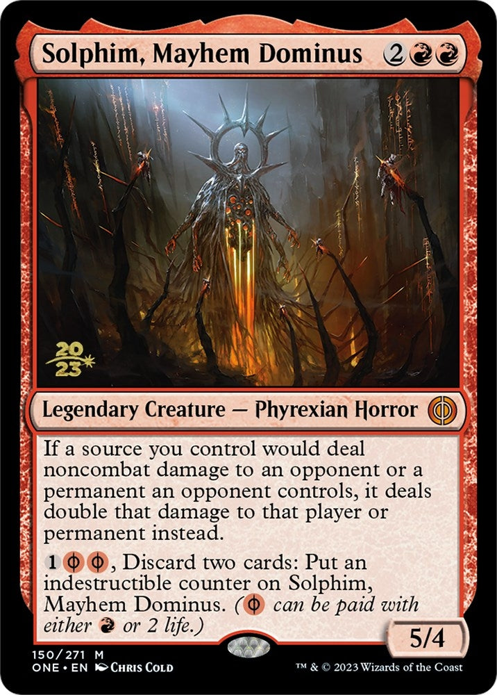 Image for Solphim, Mayhem Dominus (150) (PRE) - Magic: The Gathering