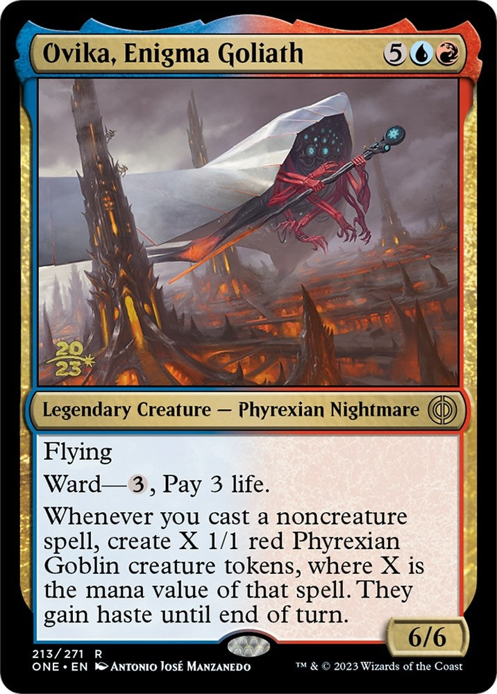 Image for Ovika, Enigma Goliath (213) (PRE) - Magic: The Gathering