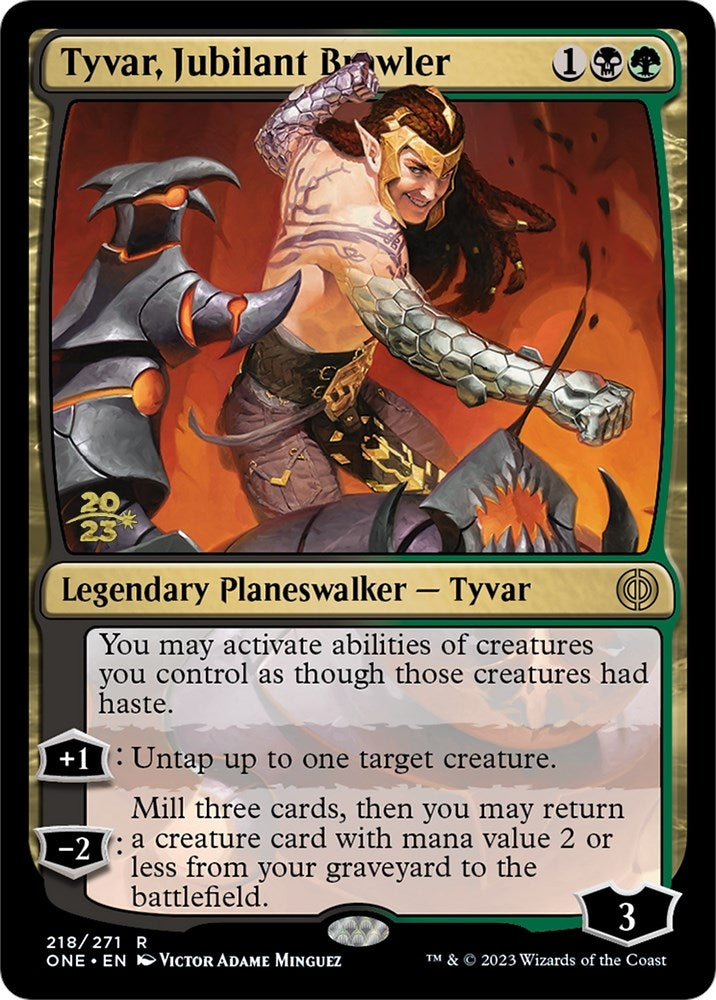 Image for Tyvar, Jubilant Brawler (218) (PRE) - Magic: The Gathering