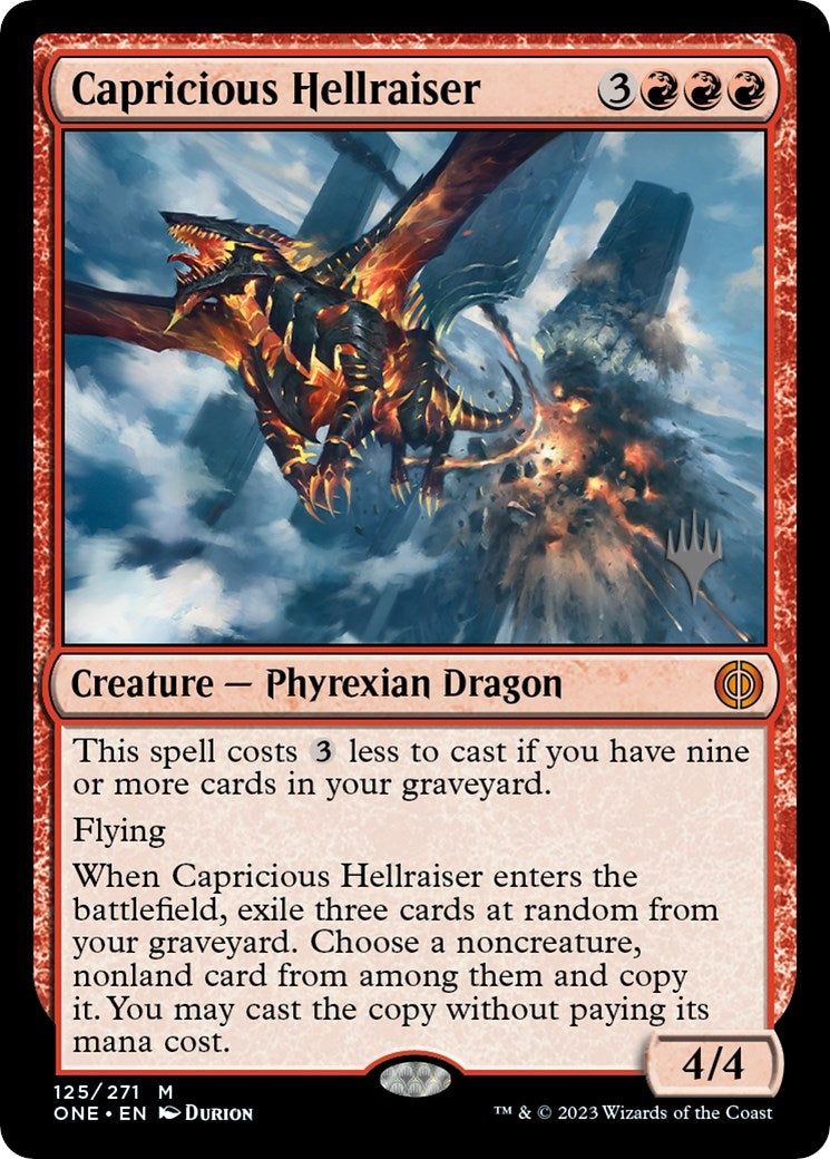 Image for Capricious Hellraiser (125) (PPONE) - Magic: The Gathering