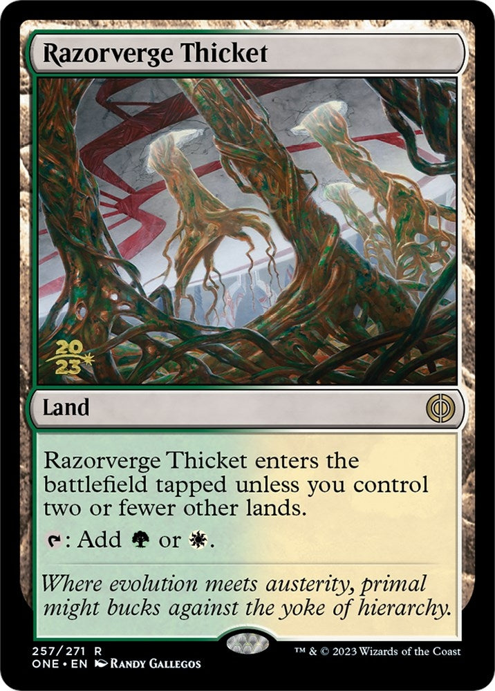 Image for Razorverge Thicket (257) (PRE) - Magic: The Gathering