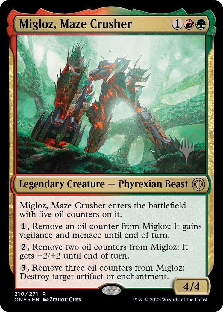 Image for Migloz, Maze Crusher (210) (PPONE) - Magic: The Gathering