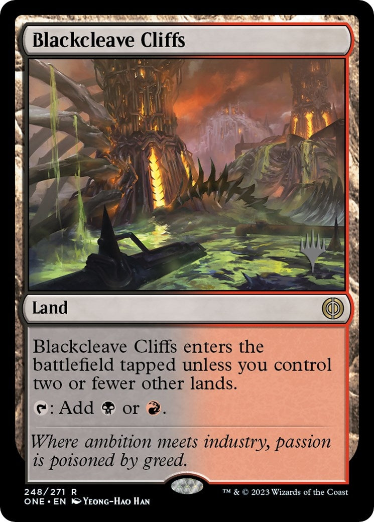 Image for Blackcleave Cliffs (248) (PPONE) - Magic: The Gathering