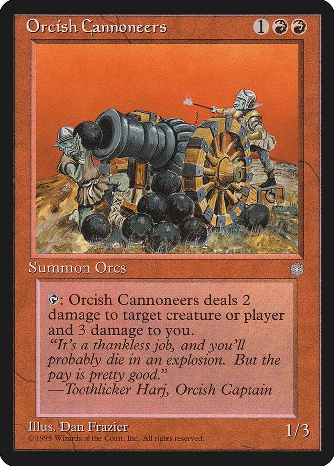 Image for Orcish Cannoneers (ICE) - Magic: The Gathering