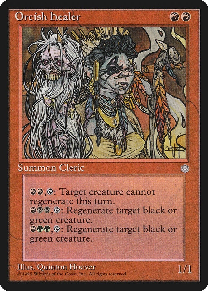 Image for Orcish Healer (ICE) - Magic: The Gathering