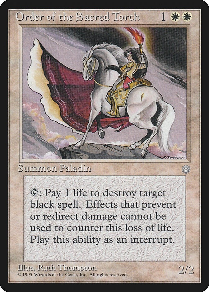 Image for Order of the Sacred Torch (ICE) - Magic: The Gathering