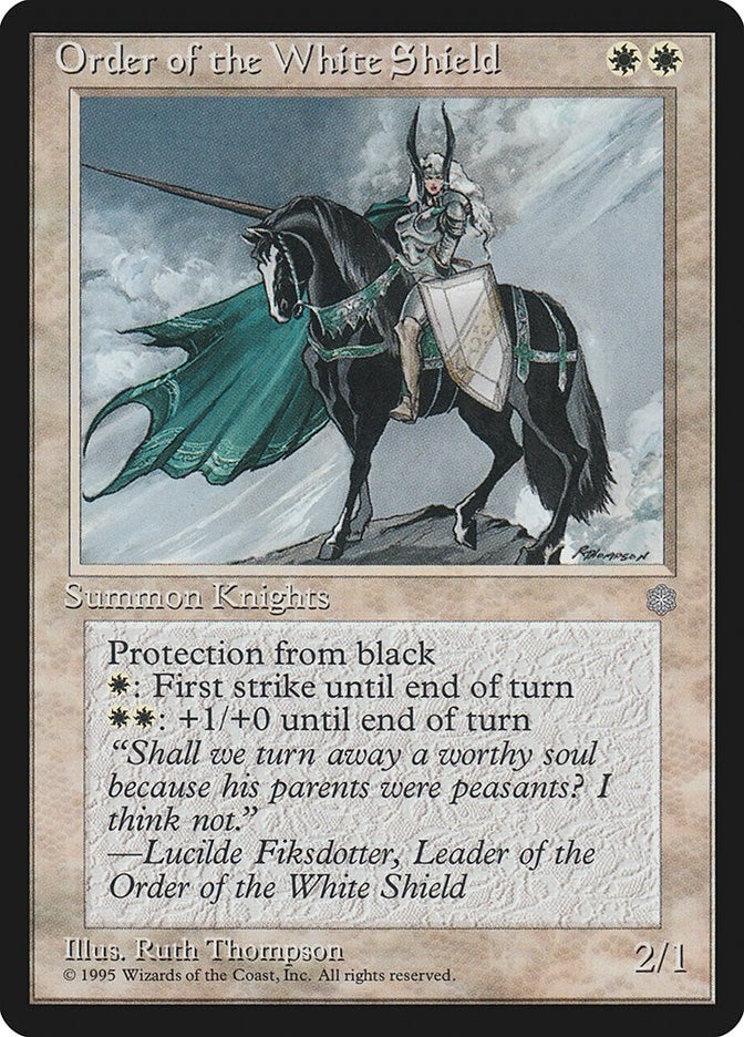 Image for Order of the White Shield (270) (ICE) - Magic: The Gathering
