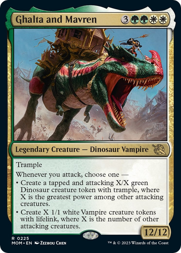 Image for Ghalta and Mavren (225) (MOM) - Magic: The Gathering