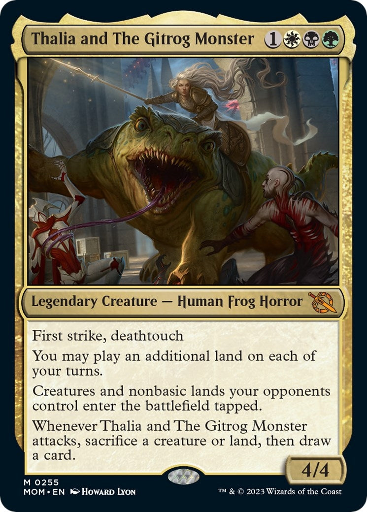 Image for Thalia and The Gitrog Monster (255) (MOM) - Magic: The Gathering