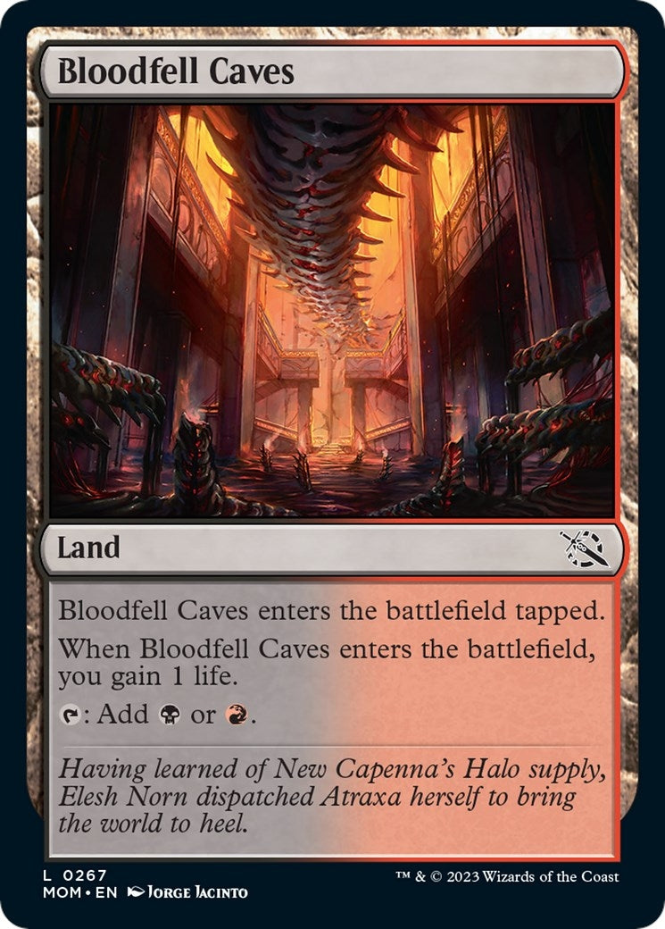 Image for Bloodfell Caves (267) (MOM) - Magic: The Gathering