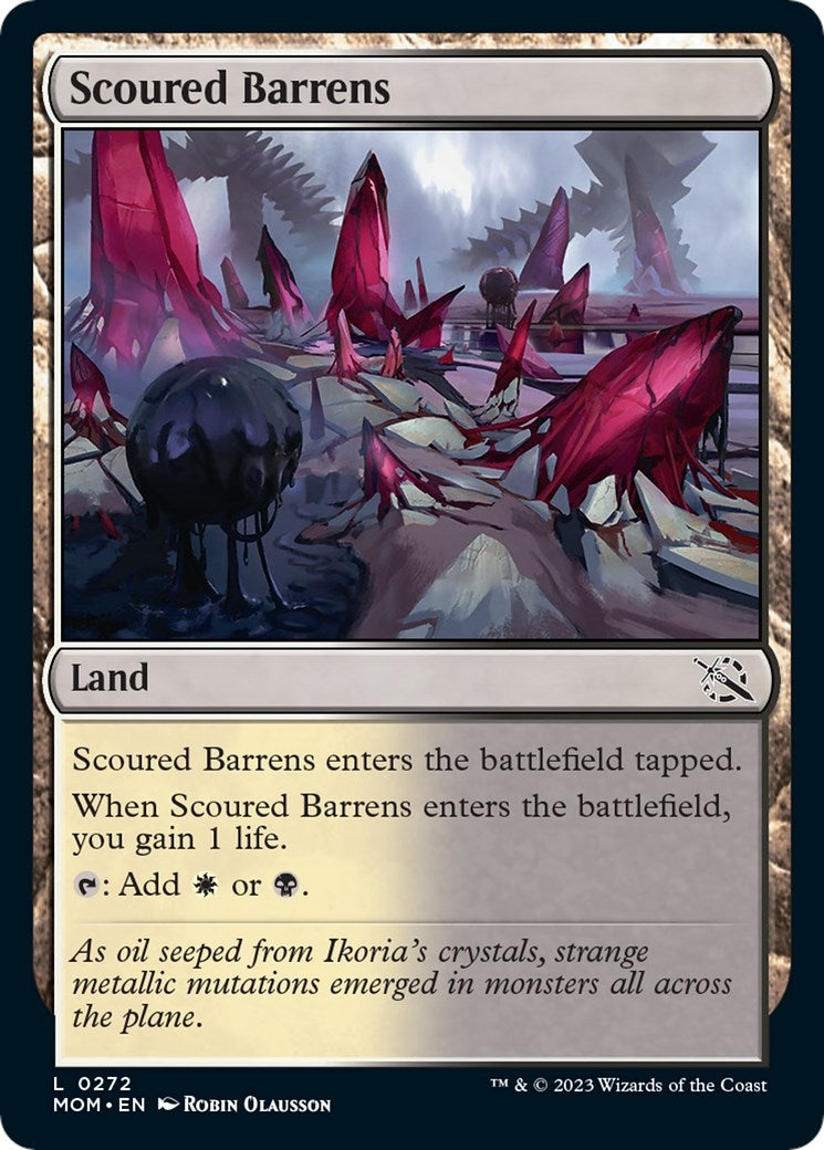 Image for Scoured Barrens (272) (MOM) - Magic: The Gathering