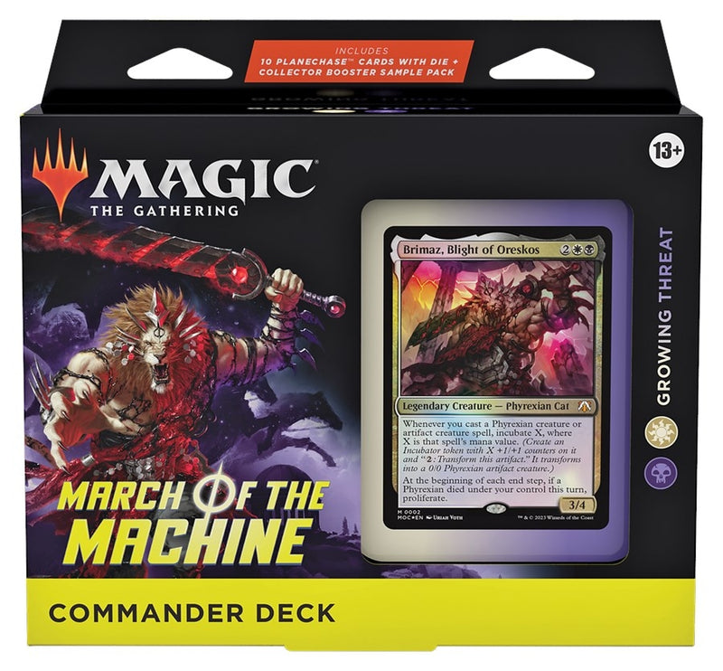 Image for March of the Machine Commander Deck - Growing Threat - Magic: The Gathering