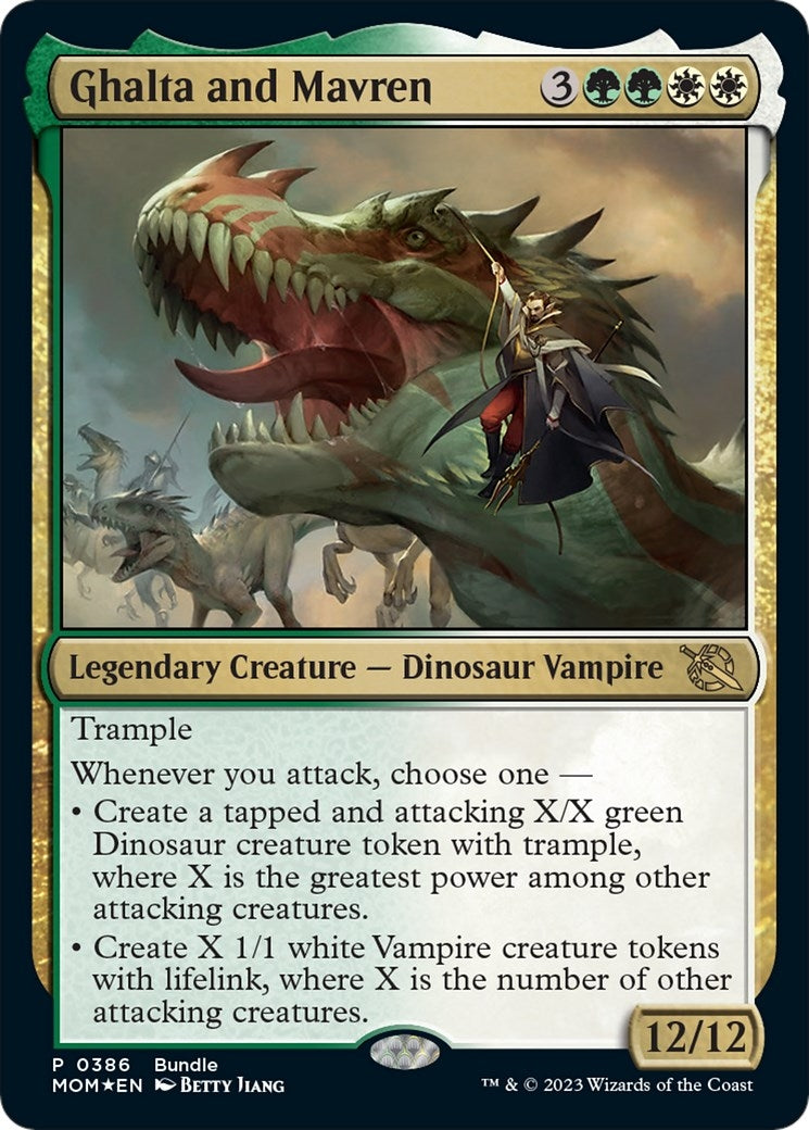Image for Ghalta and Mavren (MOM Bundle) (386) (UMP) - Magic: The Gathering