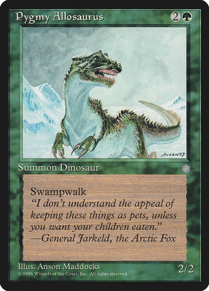 Image for Pygmy Allosaurus (ICE) - Magic: The Gathering