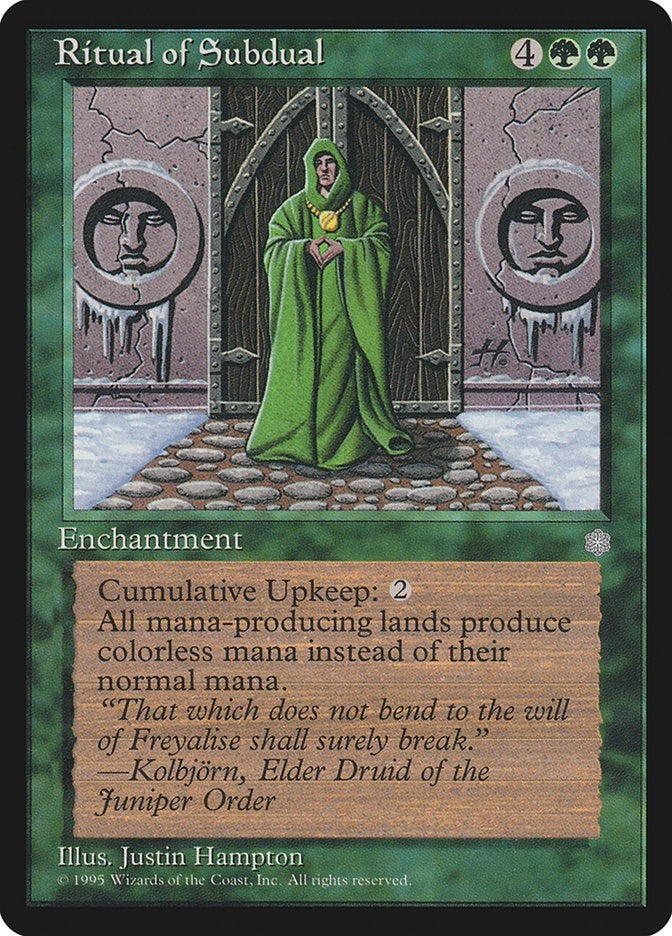 Image for Ritual of Subdual (ICE) - Magic: The Gathering