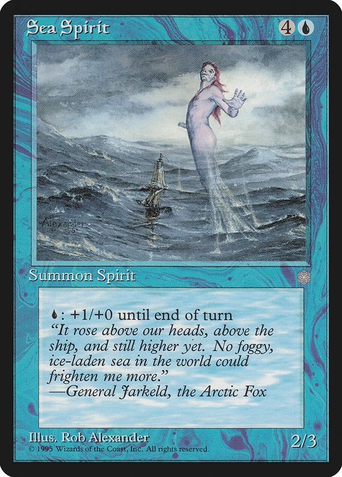 Image for Sea Spirit (ICE) - Magic: The Gathering