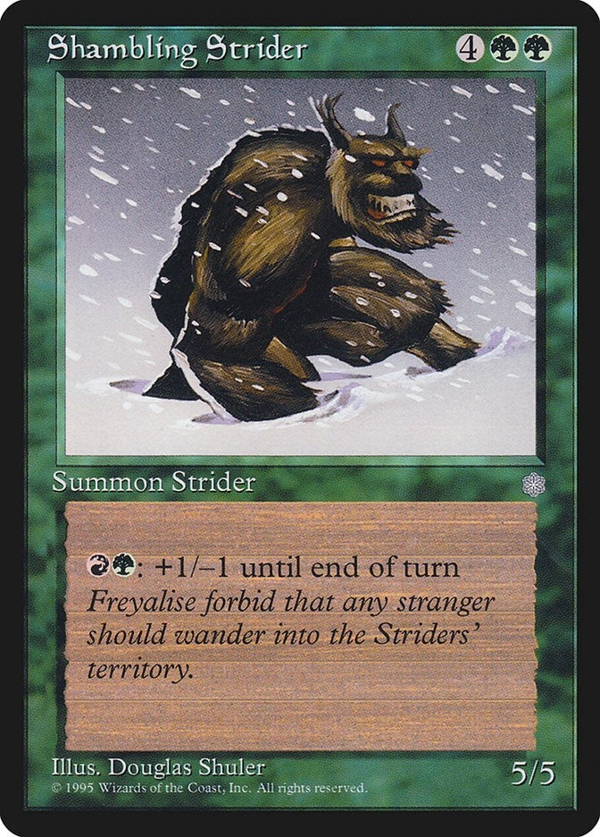 Image for Shambling Strider (ICE) - Magic: The Gathering
