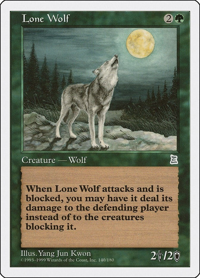 Image for Lone Wolf (140) (PTK) - Magic: The Gathering