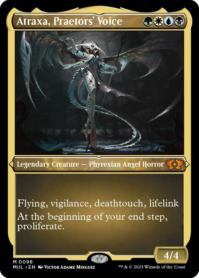 Image for Atraxa, Praetors' Voice (Foil Etched) (98) (MUL) - Magic: The Gathering