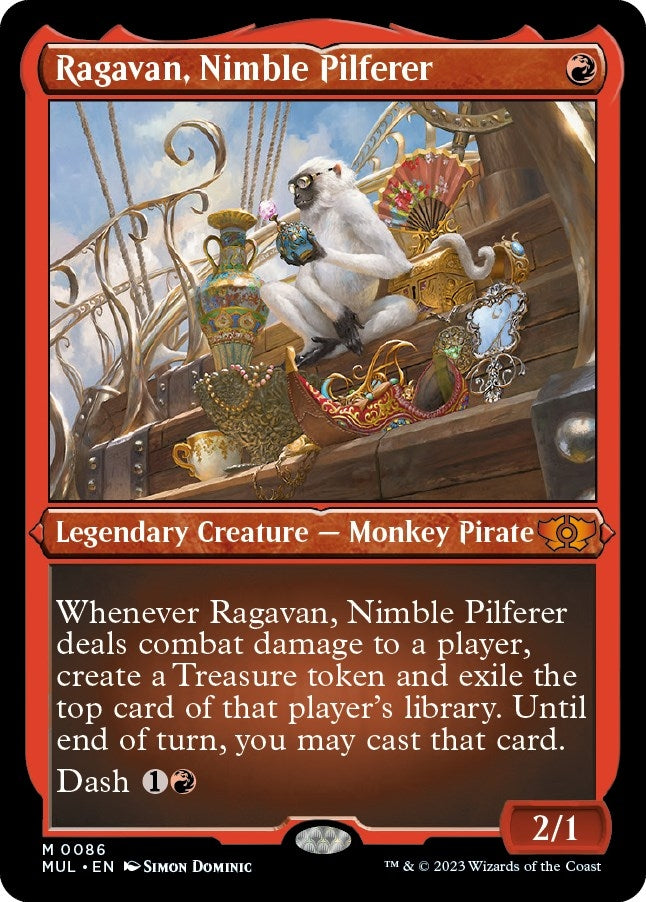 Image for Ragavan, Nimble Pilferer (Foil Etched) (86) (MUL) - Magic: The Gathering