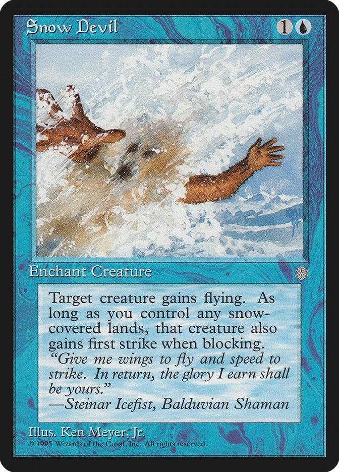Image for Snow Devil (ICE) - Magic: The Gathering
