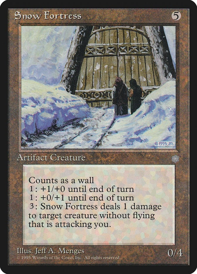 Image for Snow Fortress (ICE) - Magic: The Gathering