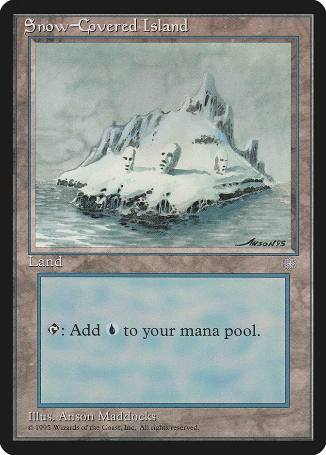 Image for Snow-Covered Island (348) (ICE) - Magic: The Gathering
