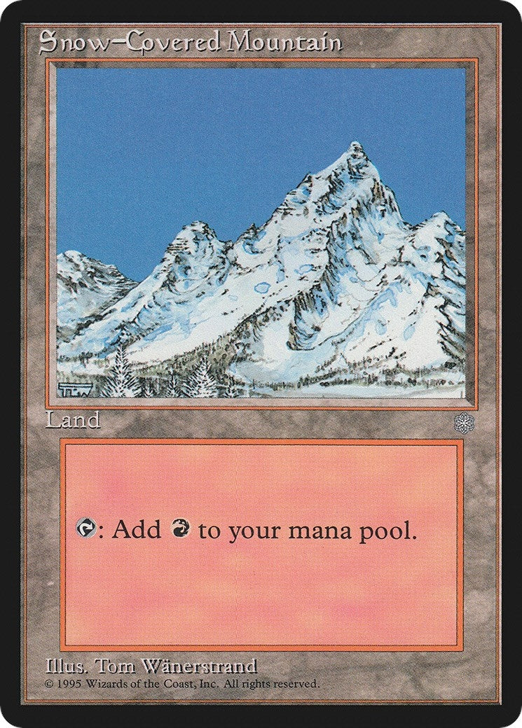 Image for Snow-Covered Mountain (349) (ICE) - Magic: The Gathering