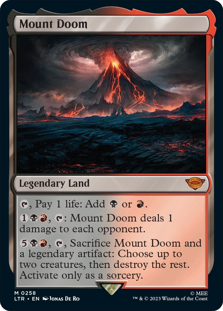 Image for Mount Doom (258) (LTR) - Magic: The Gathering
