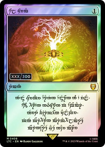 Sol Ring - Elven (0408) (Serial Numbered) (408) (LTC)